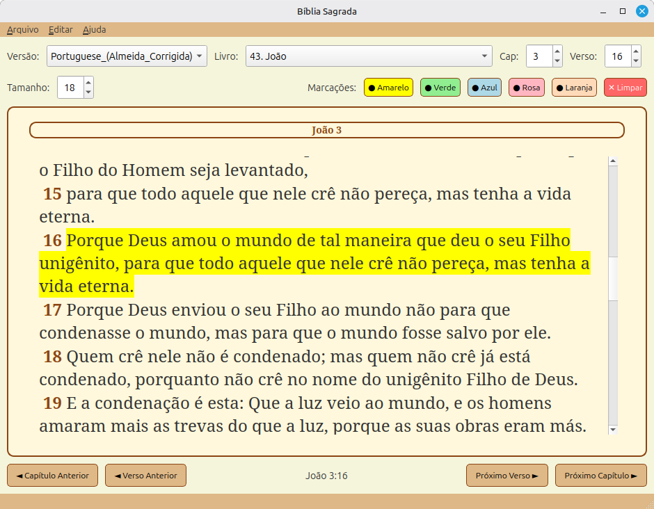 Bíblia Sagrada - Leitor de Bíblia com interface de livro