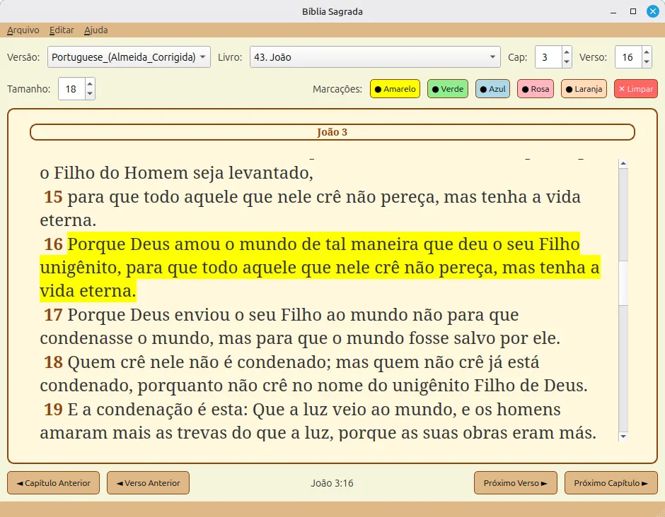 Bíblia Sagrada - Leitor de Bíblia com interface de livro